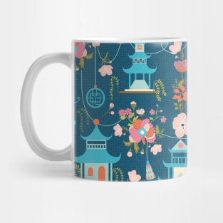 Pagodas Chinoiserie Mug